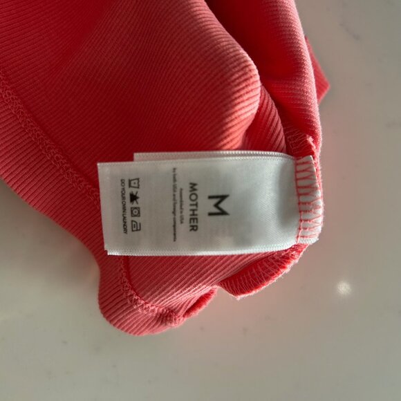 NWOT Mother Move It Conch Shell Chin Up Ribbed Tank M - Picture 5 of 6